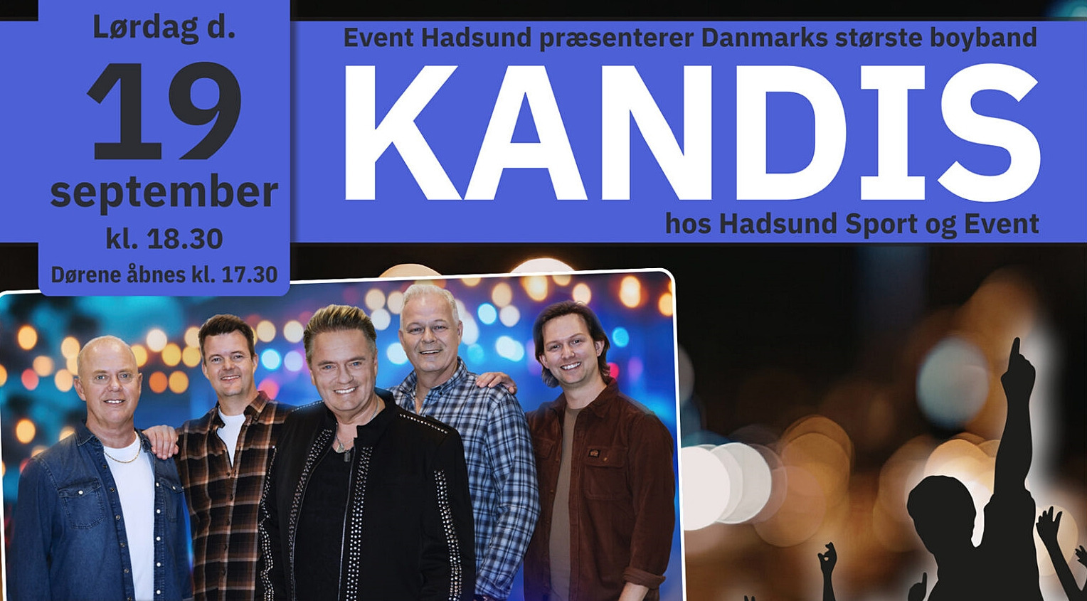 Eventtilbud i Hadsund: Kvinde- og venindedag – og fest med slagerkongerne Kandis  