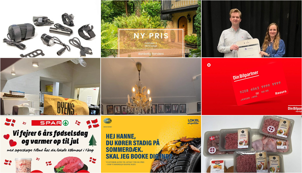 Nyt fra Spar Fårup, Hjemmeoptik v/Peter F Nielsen, Kiosk & Bistro ved Shell Ekspress Mariagervej og 22 andre