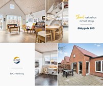 Enkelt, flot og praktisk rækkehus i Haderslev til salg: Moderne charme og hyggeligt nærmiljø