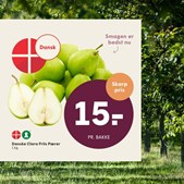 Danske Clara Friis pærer på tilbud hos SPAR SKALLERUP A/S i uge 42