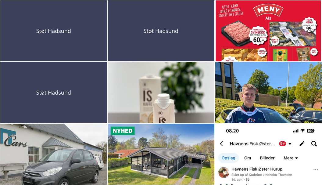 Nyt fra Nybolig Hadsund, REMA 1000 Hadsund, TT CARS ApS og 3 andre