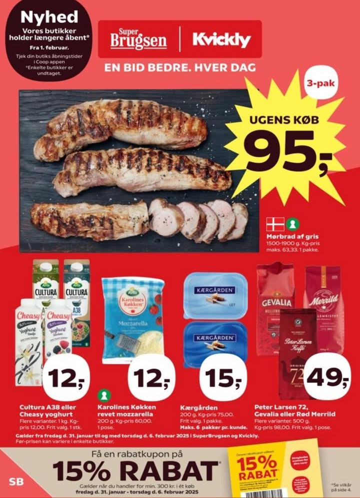 SuperBrugsen Dronninglund: Knivskarpe priser og fyldte hylder i ny avis