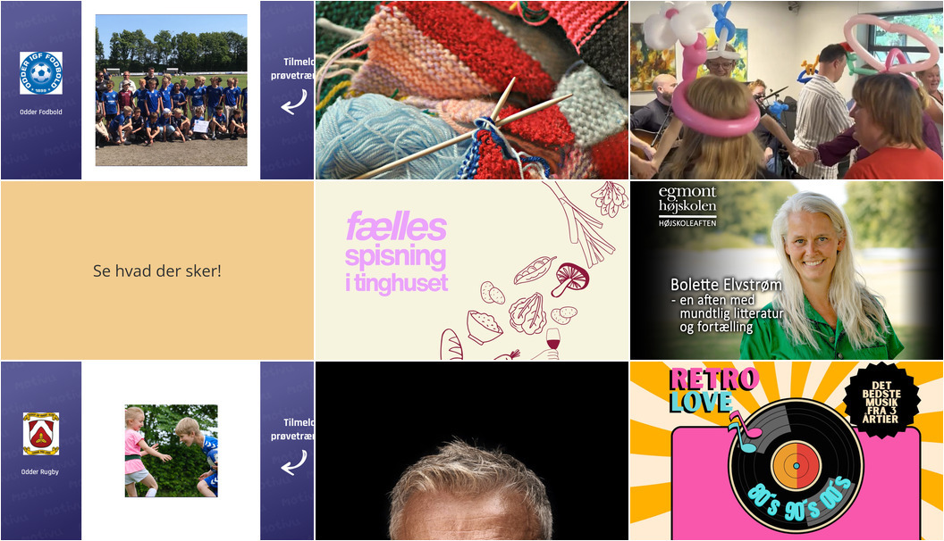 Oplevelser i Odder: Fra fodboldtræning til retro fest - Hvad sker der den kommende uge?