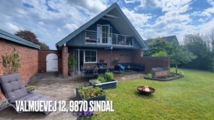 Velholdt villa på Valmuevej i Sindal fra Ejendomsmæglerfirmaet Thomas Risager A/S