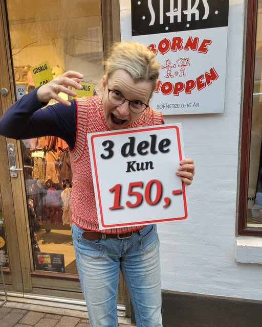 Børneshoppen Brønderslev lancerer sidste udsalg med tre dele for kun 150 kr.
