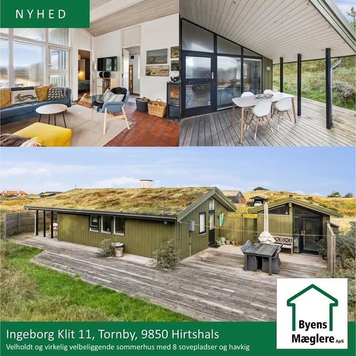 Charmerende sommerhus i Tornby med havkig til salg hos Byens Mæglere ApS, Hjørring