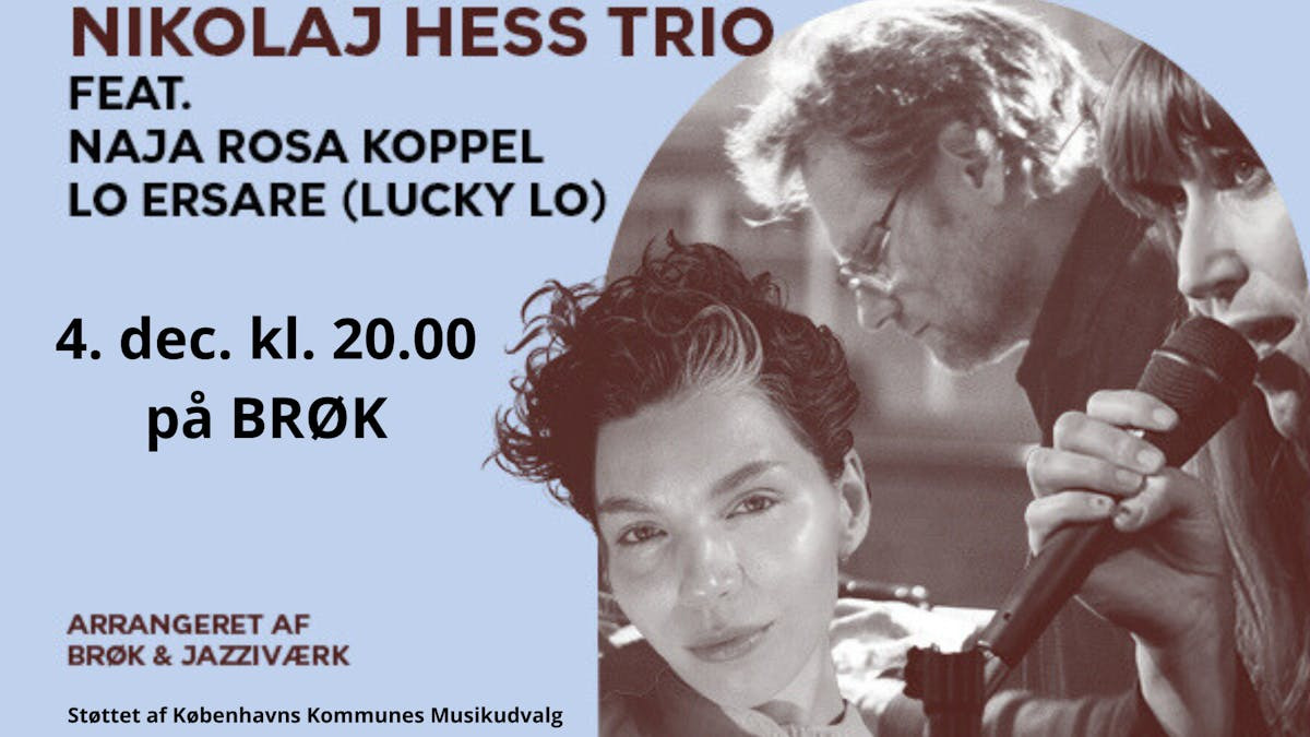 Julekoncert med Nikolaj Hess og stjerneteam i Kulturhuset BRØK