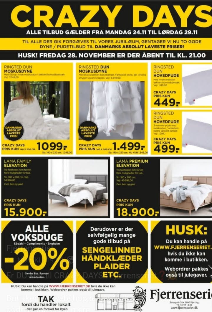 Fjerrenseriet tilbyder crazy priser indtil lørdag