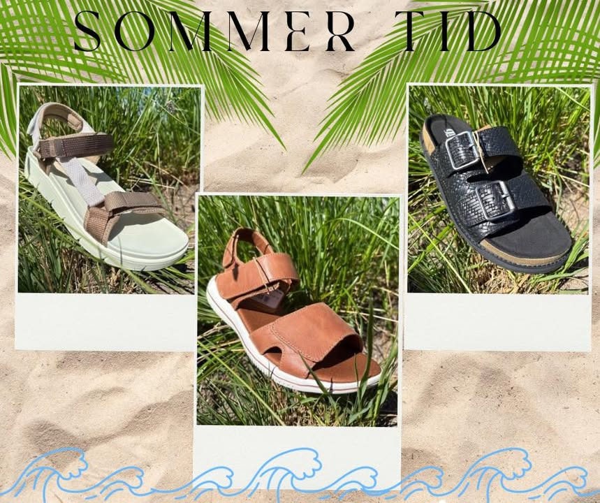 GARDEROBEN tilbyder sommersko og sandaler i Brovst butik