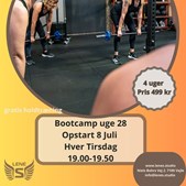 Sommer bootcamp uge 28 hos LeneS tilbyder træning og udfordringer i Boxen