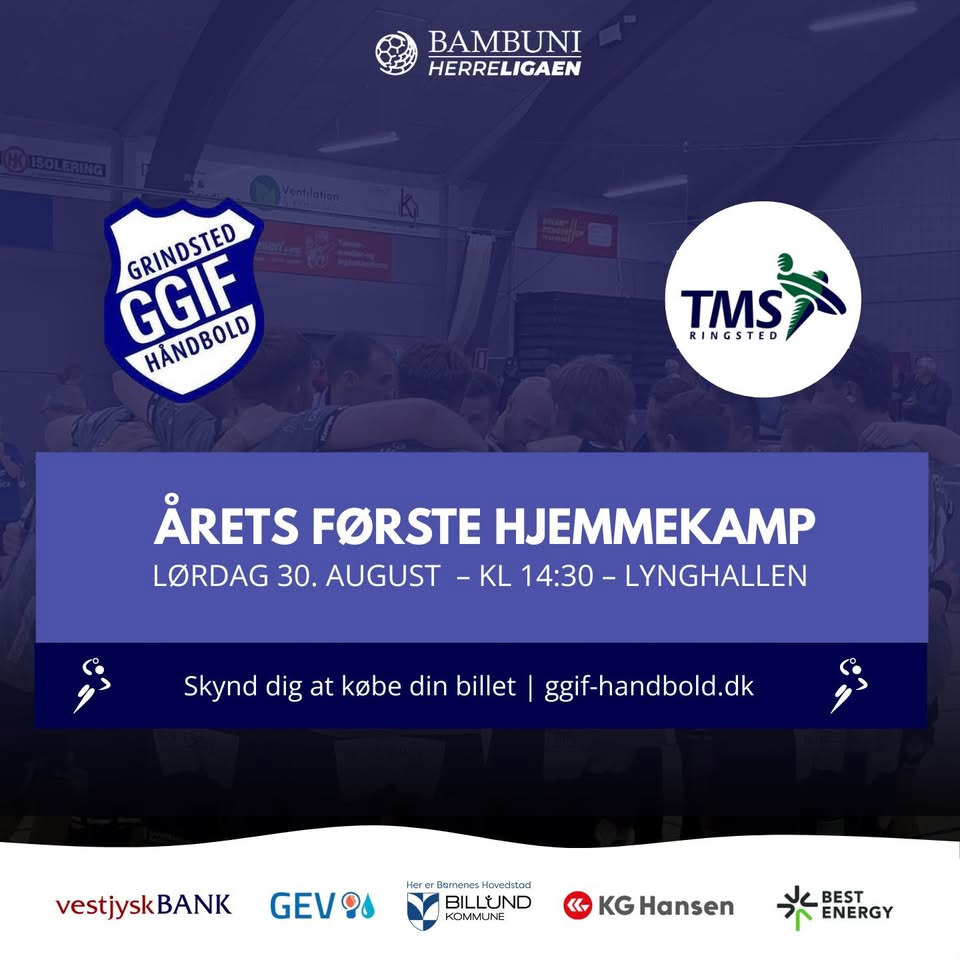 Sæsonpremiere i Lynghallen: GGIF møder TMS Ringsted