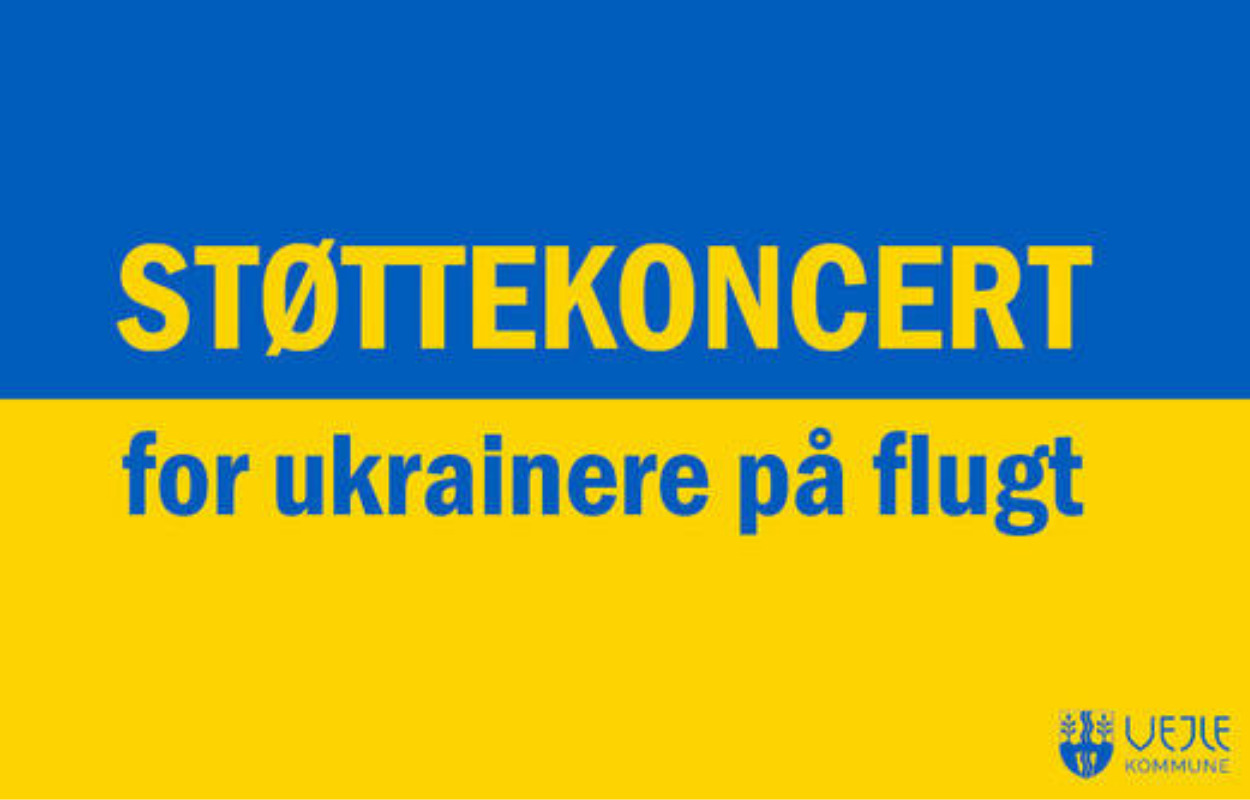 Støttekoncert i Vejle for ukrainere på flugt