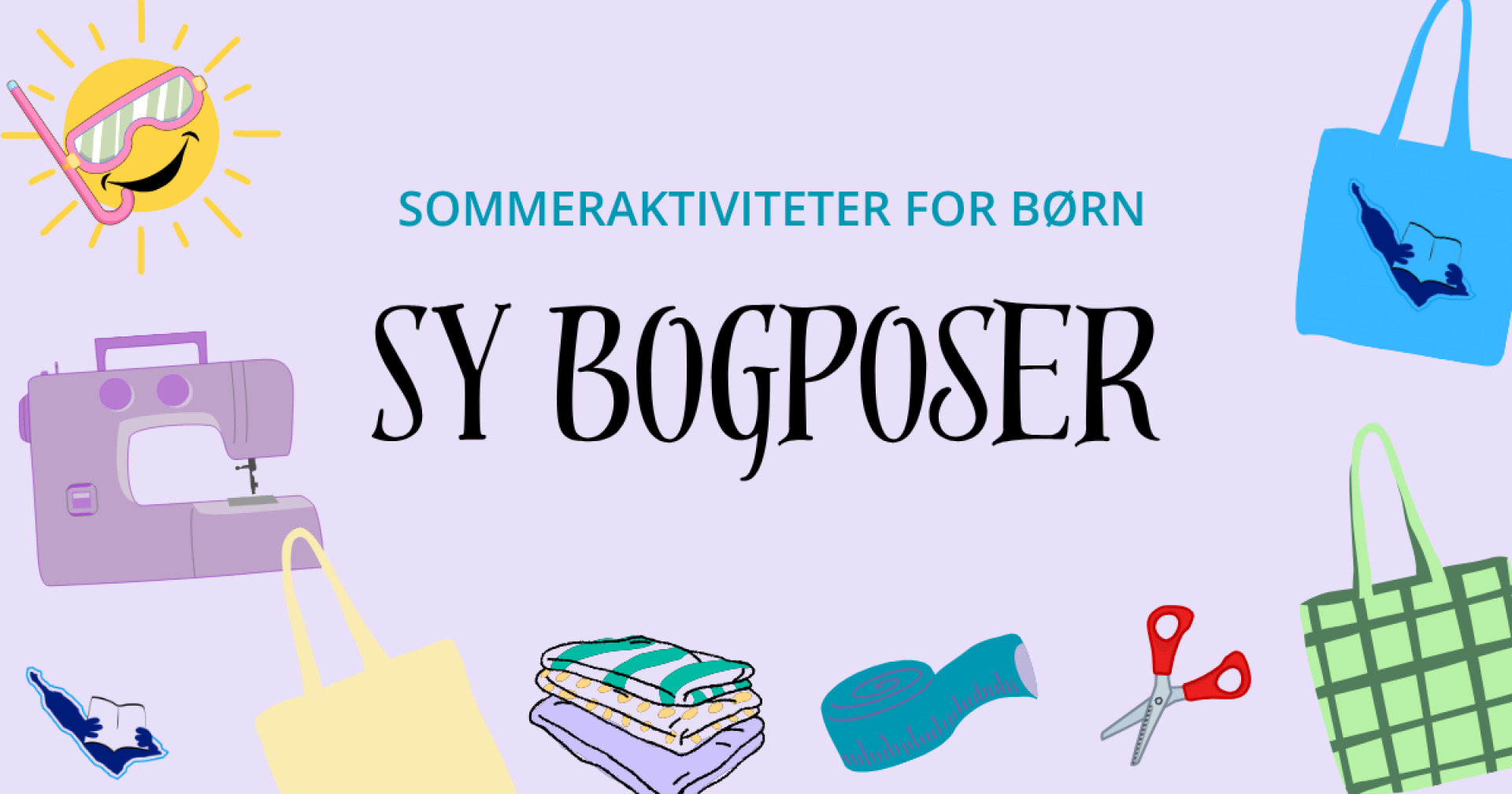Kreative workshops på Marstal Bibliotek: Lav dine egne bogaccessories