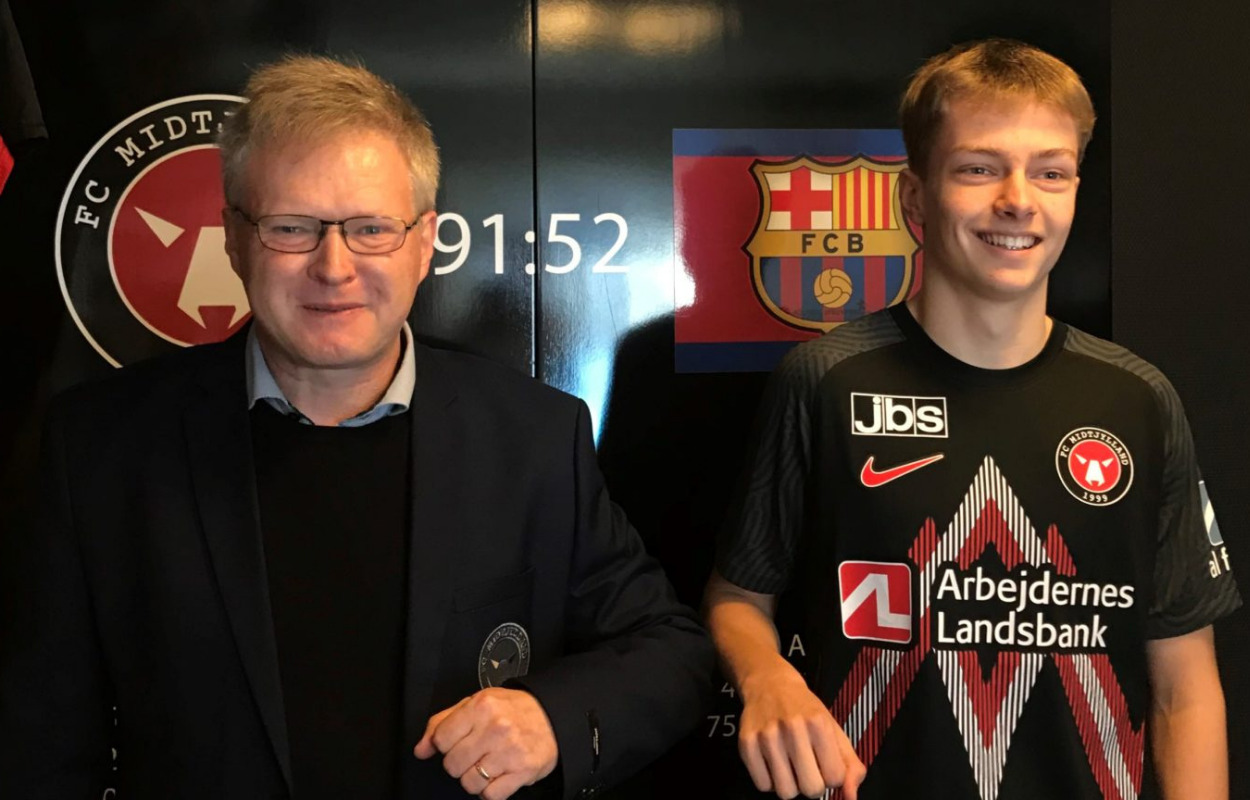 Talentfuld frontløber skriver med FC Midtjylland