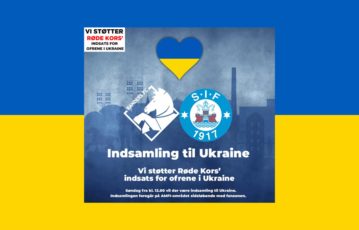 Randers FC samler ind for Ukraine