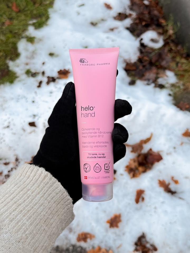Ikast Apotek anbefaler Helo hand creme til tørre vinterhænder