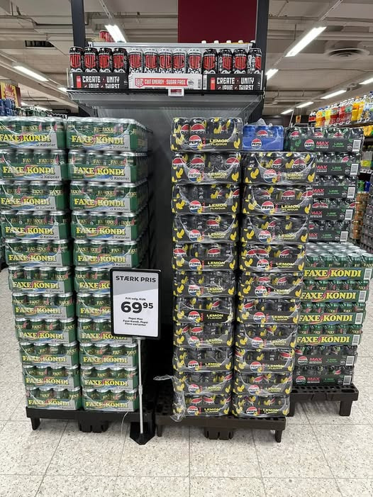 SuperBrugsen Hirtshals tilbyder sodavandsrammer til kun 69,95 kr.