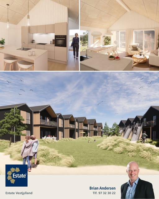 Estate Vestjylland præsenterer stilfuld ferielejlighed i Søndervig