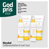 Decubal solbeskyttelse til sart hud hos Vejlby Apotek