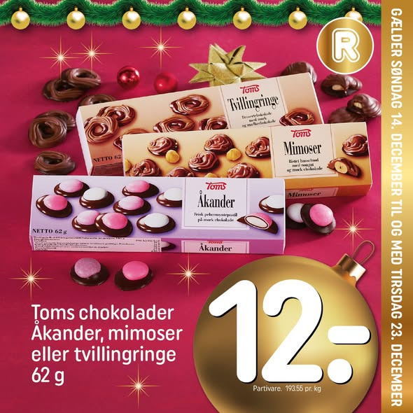 Rema 1000 Holstebrovej fejrer julen med discount priser indtil 23. december