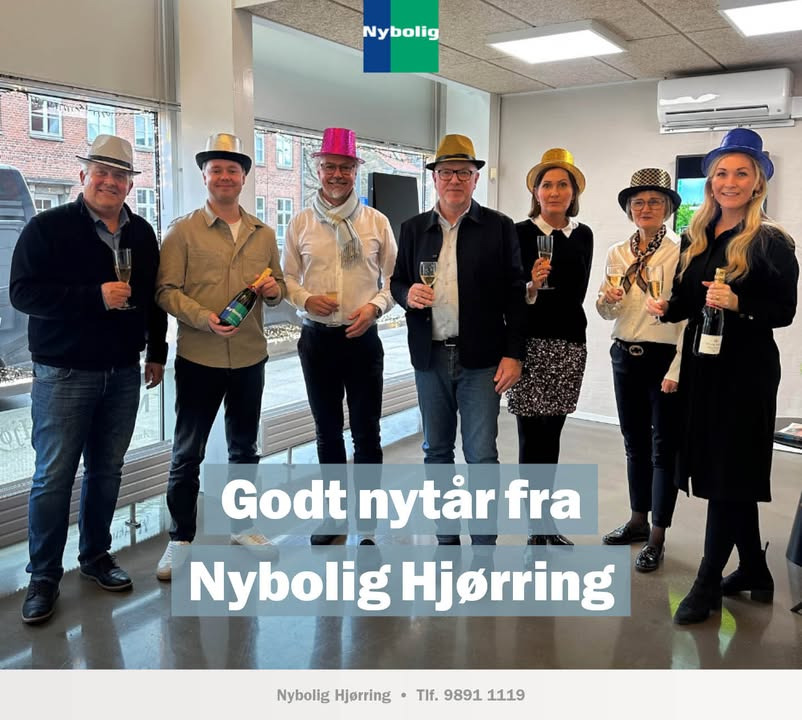 Nybolig Hjørring ønsker et godt nytår til kunder og samarbejdspartnere