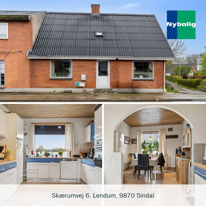 Nybolig Hjørring v/Morten Hove præsenterer rækkehus i Lendum tæt på Hjørring og Frederikshavn