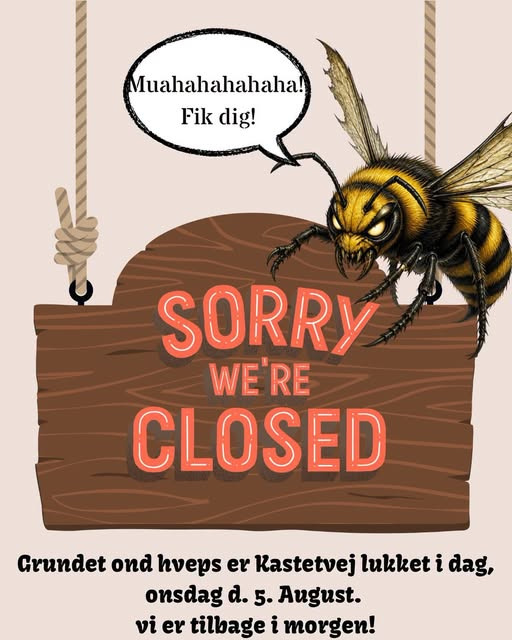 FrAAderen holder lukket på Kastetvej onsdag