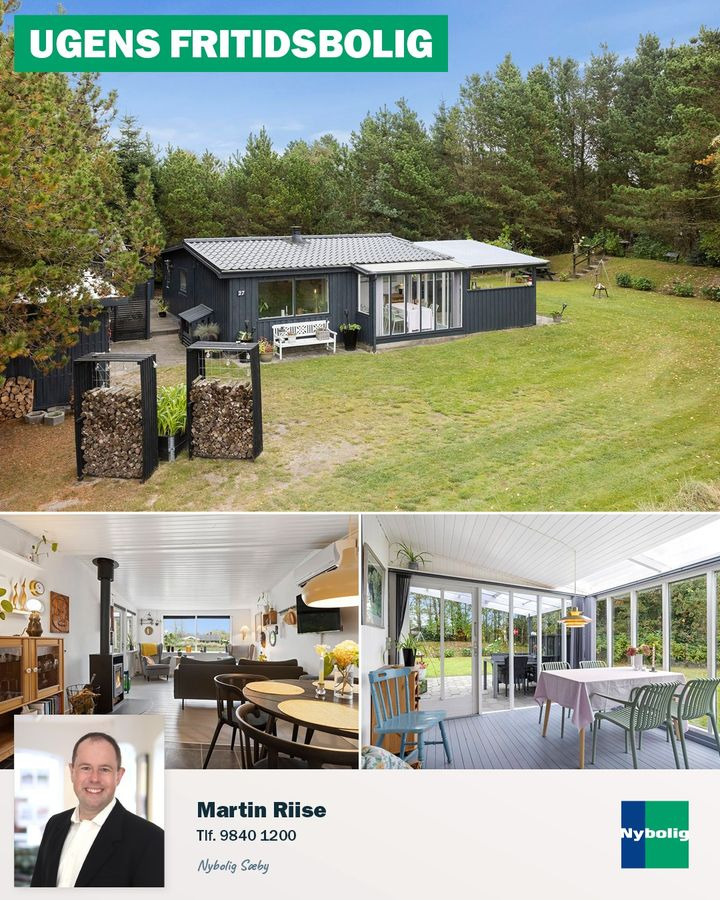 Hyggeligt fristed nær stranden til salg hos Nybolig Sæby A/S