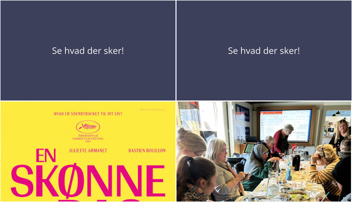 Weekend i Holte: Filmvisning og kreativ håndarbejdseventyr