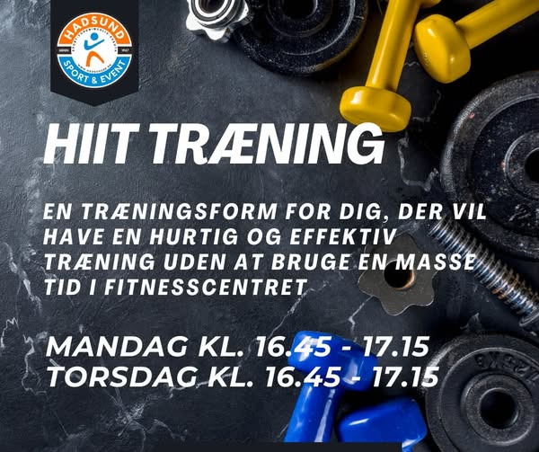 Hadsund Sport og Event tilbyder effektiv 30-minutters træning for en travl hverdag