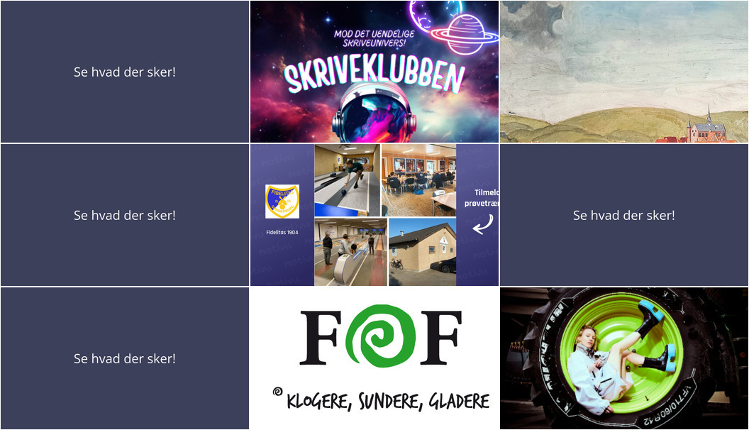 Ugeplan i Sønderborg: Fra kreative skriveklubber til dynamiske musikoplevelser