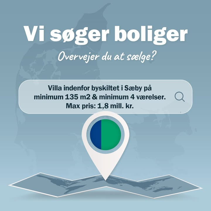 Nybolig Sæby A/S søger villa indenfor byskiltet i Sæby