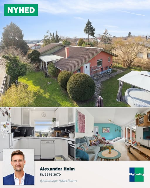 Nybolig Hvidovre - Alexander Holm ApS tilbyder hyggelig villa på lukket vej i Hvidovre