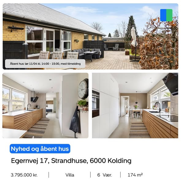 Åbent hus på Egernvej 17 i Kolding med Nybolig Kolding