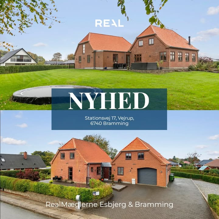RealMæglerne Esbjerg og Bramming præsenterer gennemrenoveret familievilla i Vejrup