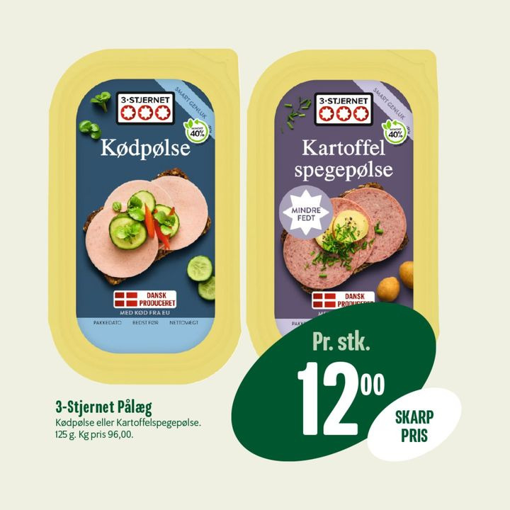 Gør madpakken til dagens højdepunkt med 3-Stjernet pålæg hos Min Købmand, Nim