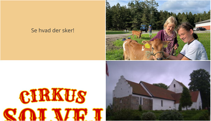 Ugen i Glesborg: Gårdbesøg, Cirkusmagien med Cirkus Solvej, og Morgensang i Fjellerup Kirke