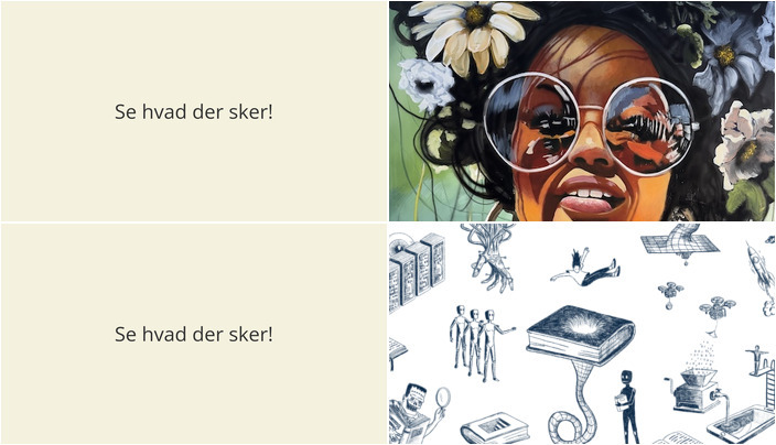 Påskeudstilling og fælleslæsning: Kom og oplev kunst og litteratur i Hørning