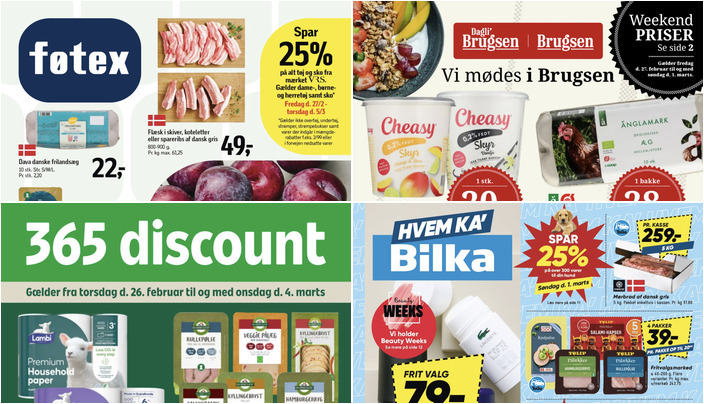 Friske tilbud: Matilde kakaoskummetmælk til 8 kr. og hakket kød til 29 kr.