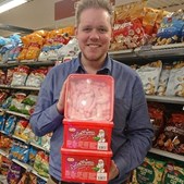 SuperBrugsen Hammerum tilbyder storkøb af juleskum til 89,95 kr. pr. kasse