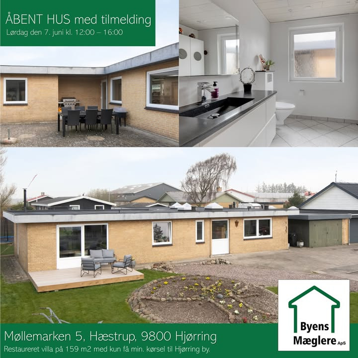Åbent hus med tilmelding hos Byens Mæglere ApS, Hjørring