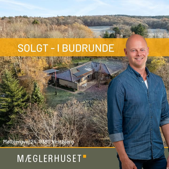 Mæglerhuset sælger liebhaverbolig i budrunde i Vestbjerg