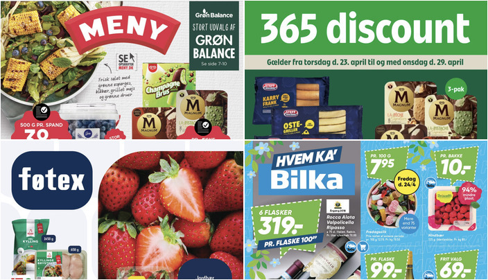 Fredagsslik til kun 7,95 kr. og Magnum is for 25 kr. - se de lokale dagligvaretilbud