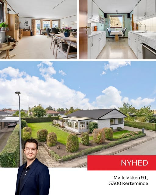 home Kerteminde-Munkebo præsenterer etplansvilla på rolig adresse til 1.895.000 kr.