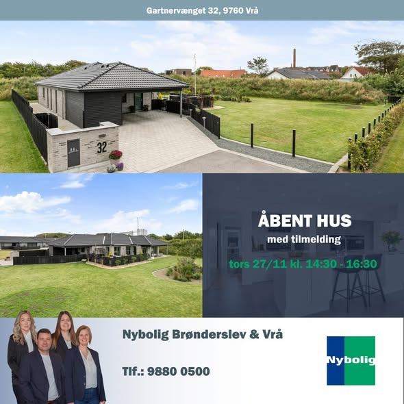 Åbent hus på Gartnervænget 32 med Nybolig Brønderslev & Vrå 27/11