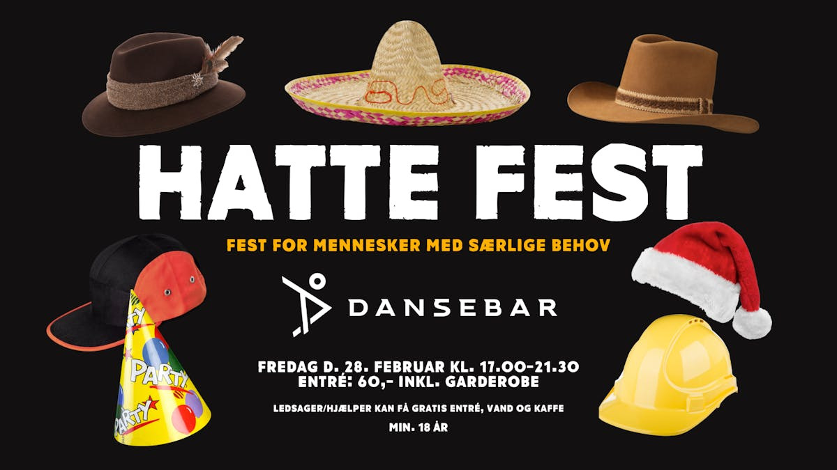 Stor hattefest på Dansebar Roskilde