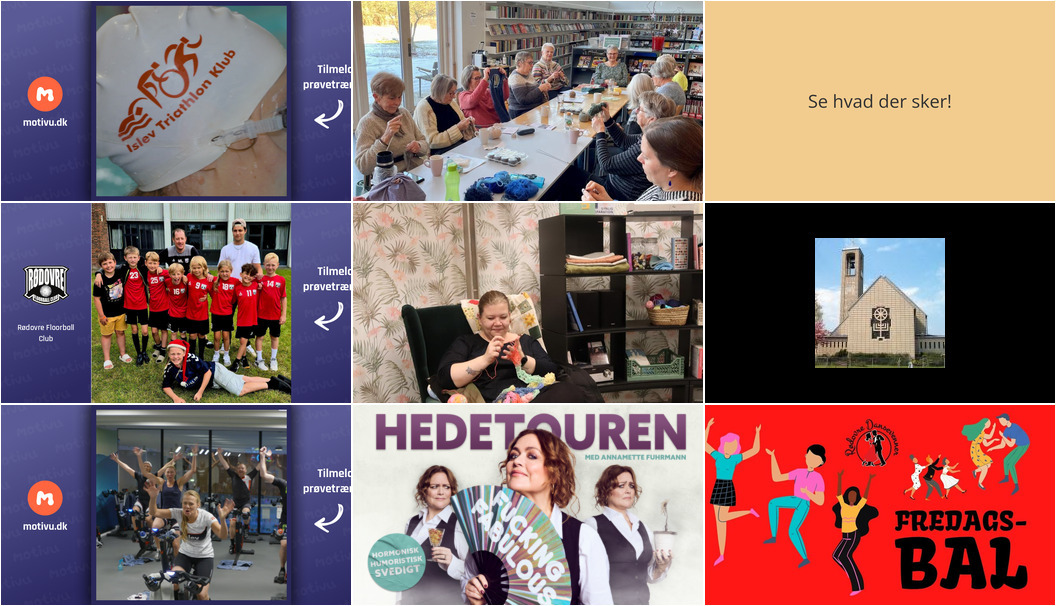 Spændende aktiviteter i Rødovre: Fra svømmetræning til lysfest og menodramatisk aften