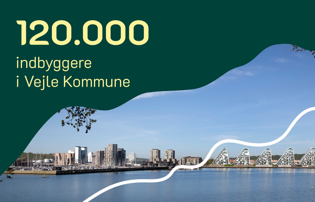 Vejle Kommune runder 120.000 borgere hurtigere end ventet