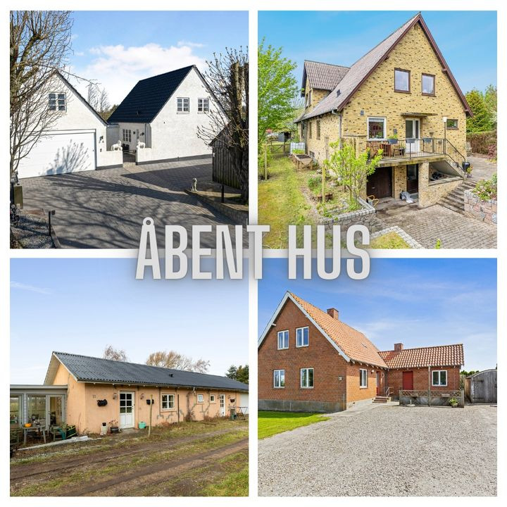 Fire åbne huse hos Næstved Mægleren ApS søndag 10. november