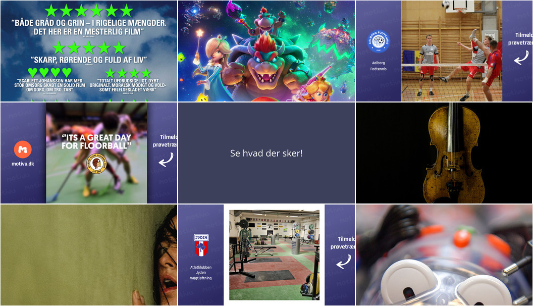 Oplevelser i Aalborg: Fra filmklassikere til sport og kulturarrangementer